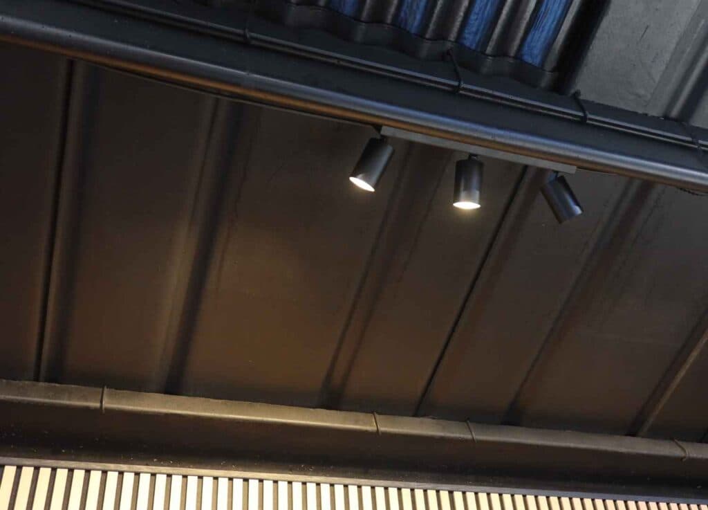 Watts Marketing Black Ceiling